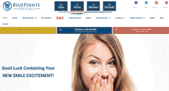 Desktop Screenshot of bluepointedental.com