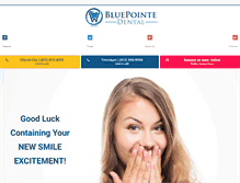 Tablet Screenshot of bluepointedental.com